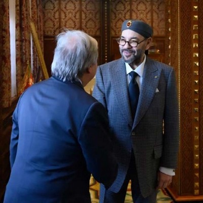 Generalsekretaer Ban Kimoon und Seine Mohammed VI., Foto: laverite.ma