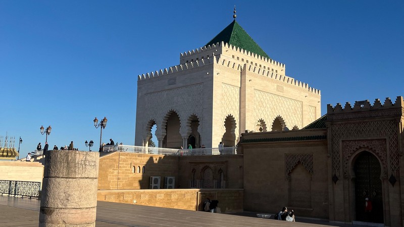 Das Mohammed V-Mausolaeum in Rabat 