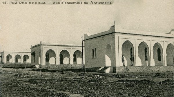 Dhar Mehraz Krankenstation, historisches, Foto: Fes-Mediathek für Architektur und Kulturerbe