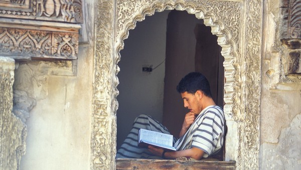 Student der Medersa, Foto: Eberhard Hahne