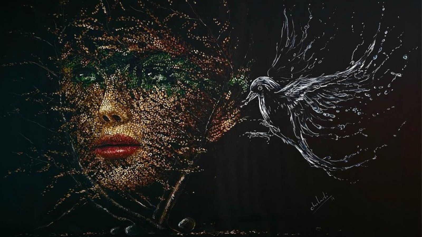 Abdelilah Chahidi: Künstlerische Darstellung von Verletzlichkeit und Hoffnung zwischen Zersplitterung und Bewegung