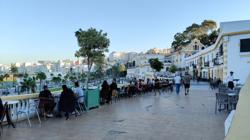 Terassen am Stadthafen in Tanger Terassen am Stadthafen in Tanger