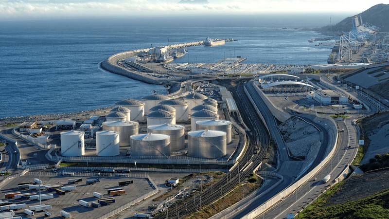 Hafen Tanger Med. Foto Tanger Med