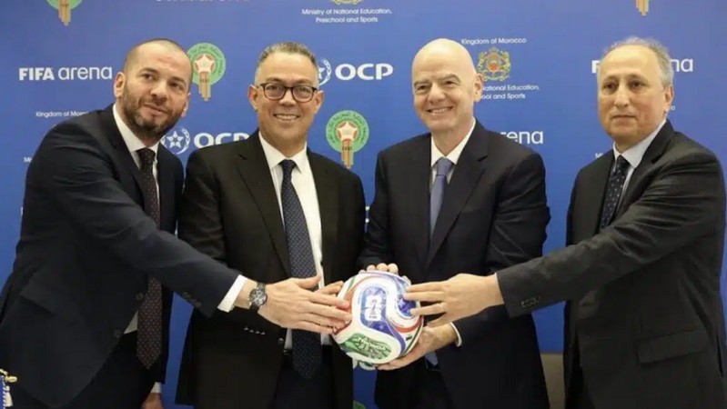Partnerschaft zw. Marokko und der FIFA, Foto barlamane.com