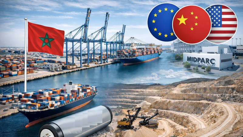 Fiktives Bild Weltwirtschaft Marokkos mit Hilfe von ChatGPT erstellt