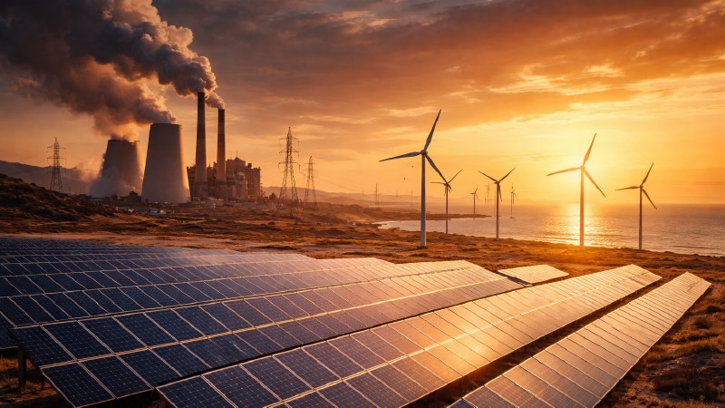 Situation der Energiewende in Marokko. Foto mit Hilfe von ChatGPT erstellt