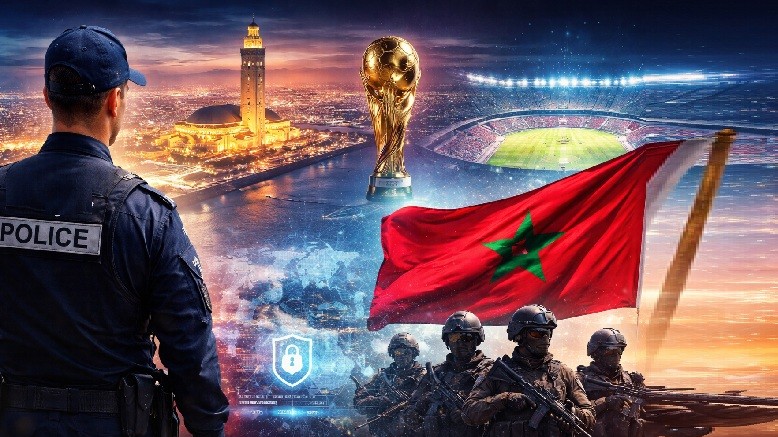 Marokko baut globale Sicherheitsrolle vor WM 2026 aus. Foto mit Hilfe von ChatGPT erstellt