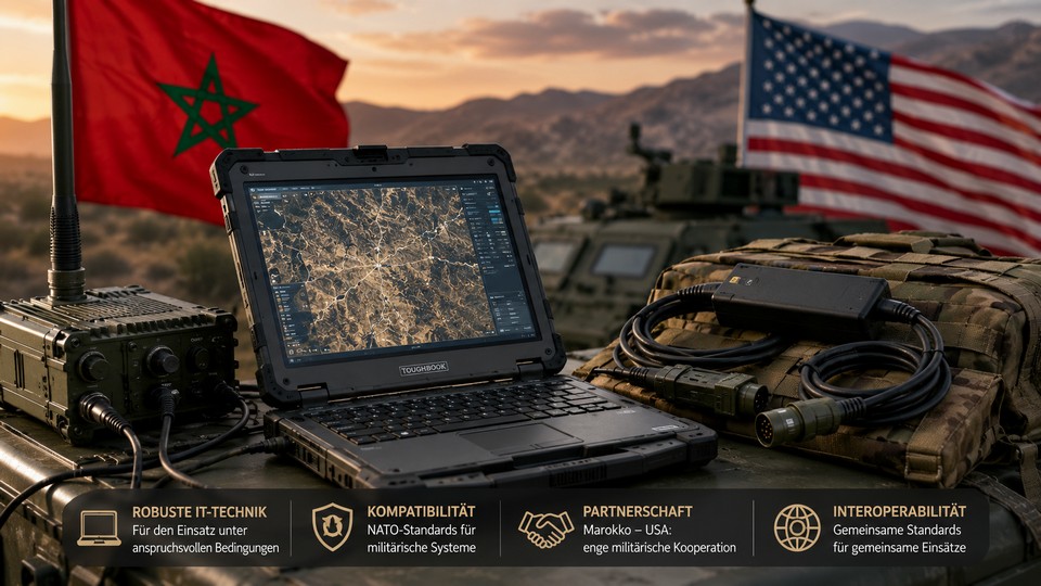 Militärische Computertechnik. Bild mit Hilfe von ChatGPT erstellt Militärische Computertechnik. Bild mit Hilfe von ChatGPT erstellt