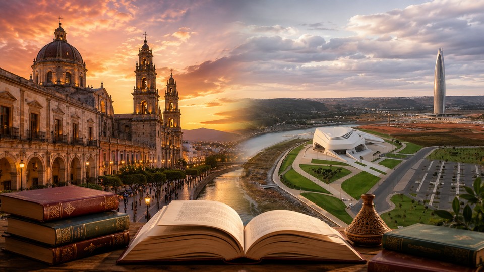 Bücher verbinden Kontinente. Foto von ChatGPT zusammengestellt Bücher verbinden Kontinente. Foto von ChatGPT zusammengestellt