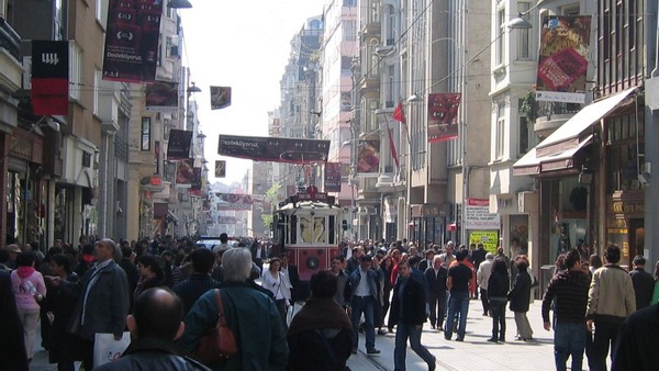 Marokkanische Touristen unter den Opfern in Istambul, Foto: Istanbul Istiklal Boulevard