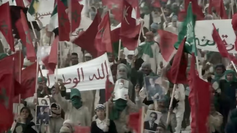 Foto aus "Al Massira", ein Film von Youssef Britel zum grünen Marsch