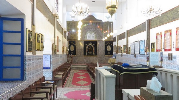 König Mohammed VI., Bewahrer des jüdischen Erbes Marokkos, Foto: Restaurierte Synagoge von marokko erfahren.de
