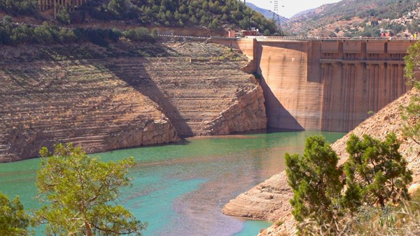 barrage Bin El Ouidane, Foto: le360.ma