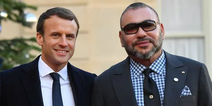 Emmanuel Macron und König Mohammed VI., Foto: infomediaire.net