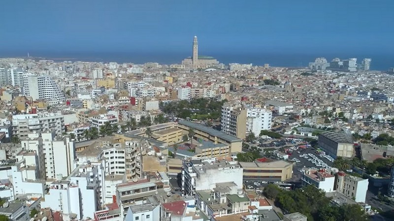 Casablanca Vogelperspektive