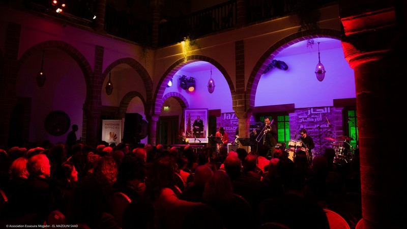 "Jazz unter dem Arganbaum" in Essaouira, Facebook-Foto des Festivals