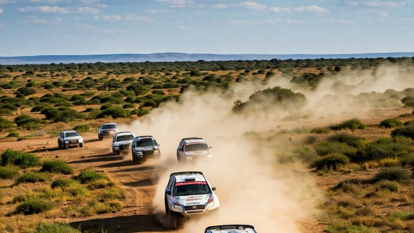 Von Monaco nach Dakar, Foto mit Hilfe von Gimini erstellt