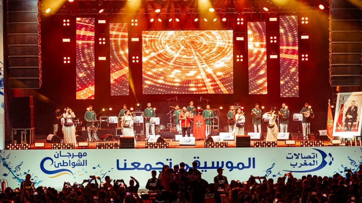 Festival der Strände. Organisation: Maroc Telecom, Foto: laverite.ma Festival der Strände. Organisation: Maroc Telecom, Foto: laverite.ma