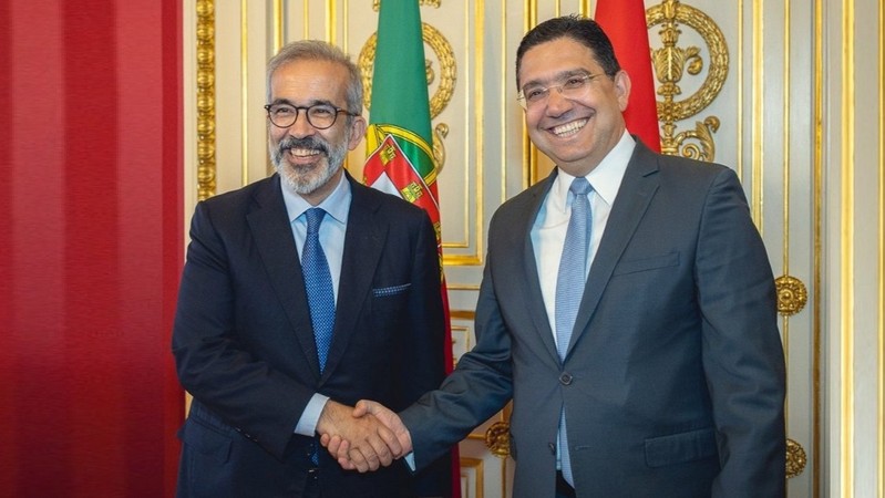 Paulo Rangel, Portugalsminister für Auswärtiges und Nasser Bourita Marokkanischer Außenminister, Foto: laverite.ma Paulo Rangel, Portugalsminister für Auswärtiges und Nasser Bourita Marokkanischer Außenminister, Foto: laverite.ma