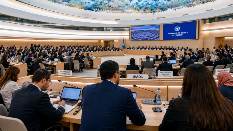 Die marokkanische Sahara und die Diplomatische Grossoffensive. Foto mit Hilfe von ChatGPT erstellt