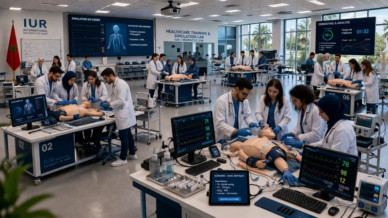 Universitäts-Laboratorium. Foto mit Hilfe von ChatGPT erstellt