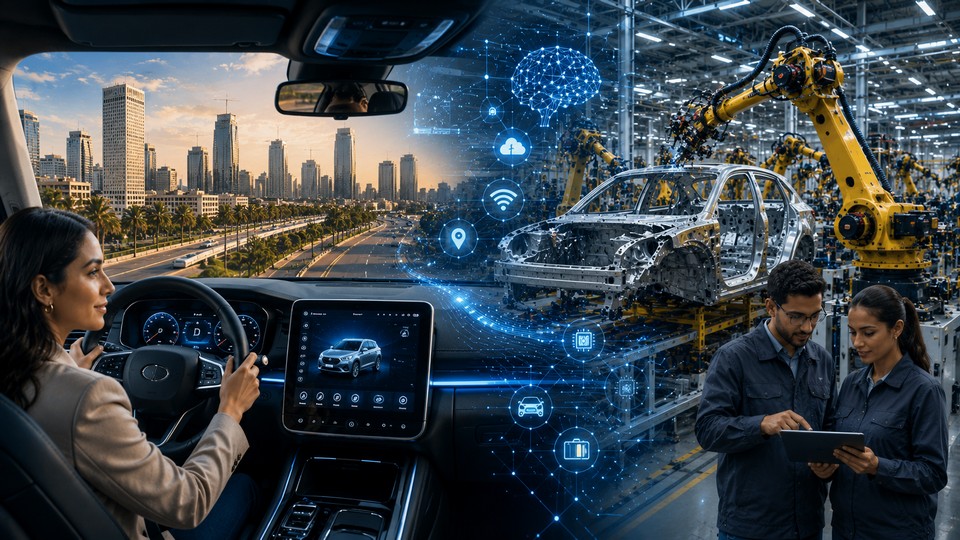 Marokkos neuer Automarkt. Foto mit Hilfe von ChatGPT erstellt