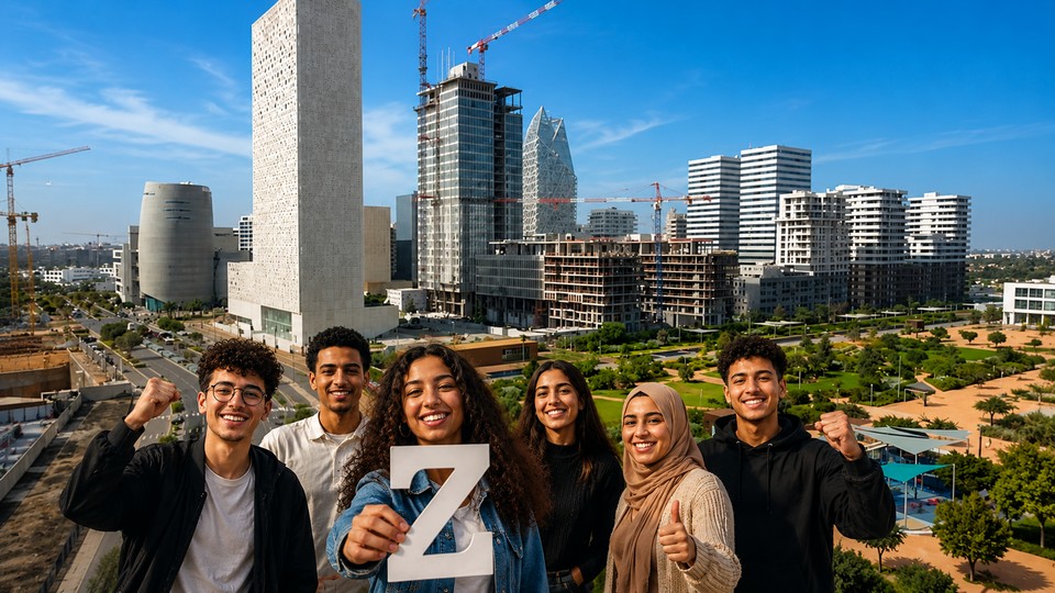 Generation Z und die neue Arbeitswelt. Foto von ChatGPT zusammengestellt