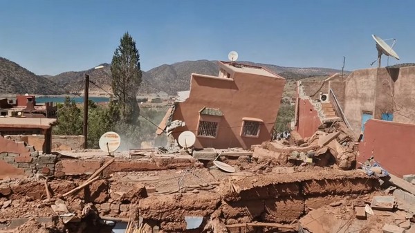 Zertörung durch das Erdbeben von El Hawz