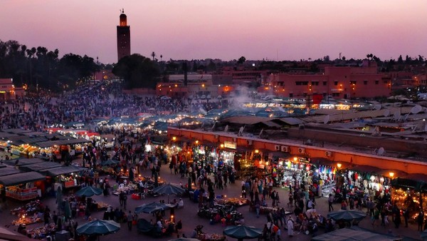 Marrakesch, Jamaa Elfna, Foto: Eberhard Hahne