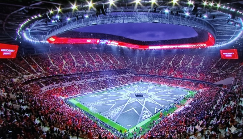 CAF 2025. Stadion Prinz Mly Abdellah. Foto Al Oula TV