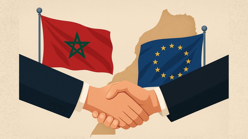 EU-Marokko: Neue Vereinbarungen. Foto mit Hilfe von ChatGPT erstellt