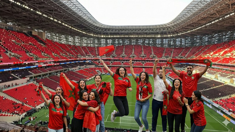 Stadion Moulay Abdellah in Rabat. Foto mit Hilfe von Gemini erstellt Stadion Moulay Abdellah in Rabat. Foto mit Hilfe von Gemini erstellt