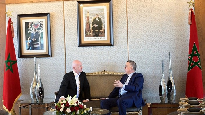 Gianni Infantino zu Besuch in Marokko Gianni Infantino zu Besuch in Marokko