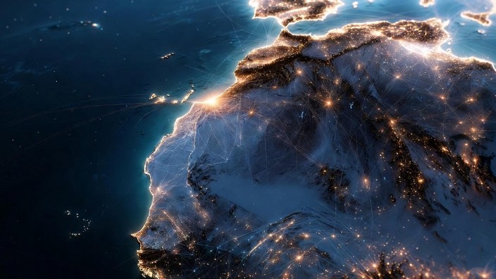 Westafrika - von Marokko bis hinunter zum Golf von Guinea, Foto mit Hilfe von Grok erstellt Westafrika - von Marokko bis hinunter zum Golf von Guinea, Foto mit Hilfe von Grok erstellt