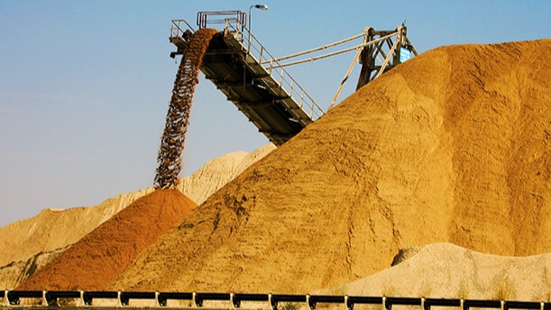 OCP Bergbau, Stock de phosphate, Foto: OCP Groupe OCP Bergbau, Stock de phosphate, Foto: OCP Groupe