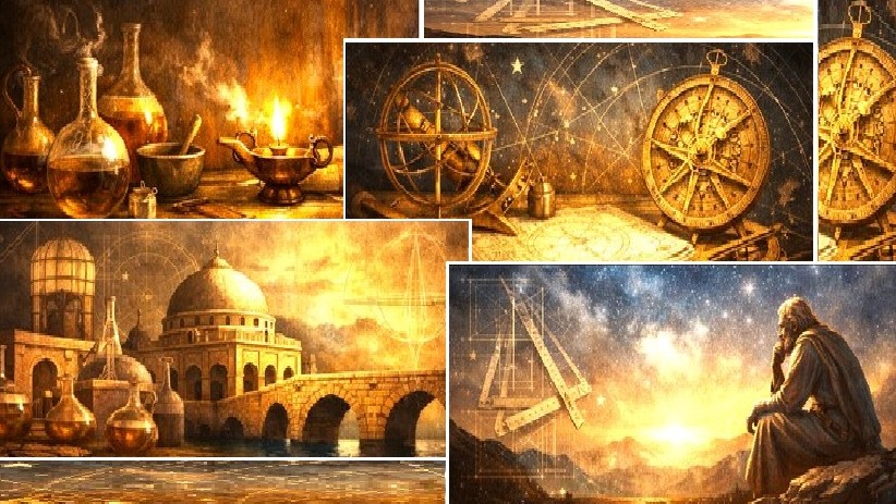 Wissen als religioese Verpflichtung. Foto mit Hilfe von ChatGPT erstellt