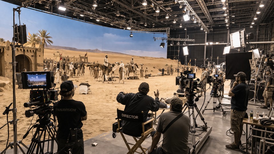 Fiktive Argan Studios zw. Rabat und Casa. Foto mit Hilfe von ChatGPT erstellt