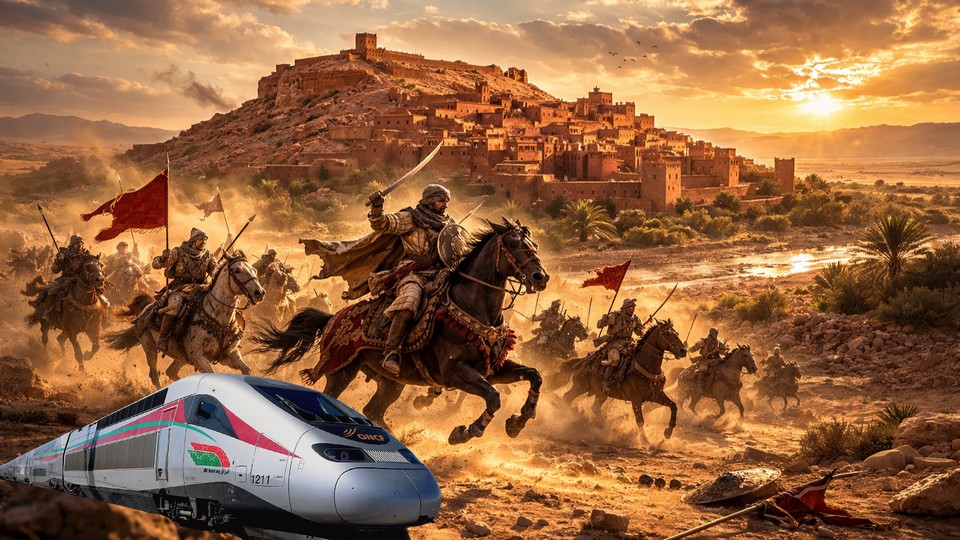 Weg Marokkos zur Moderne. Foto mit Hilfe von ChatGPT erstellt