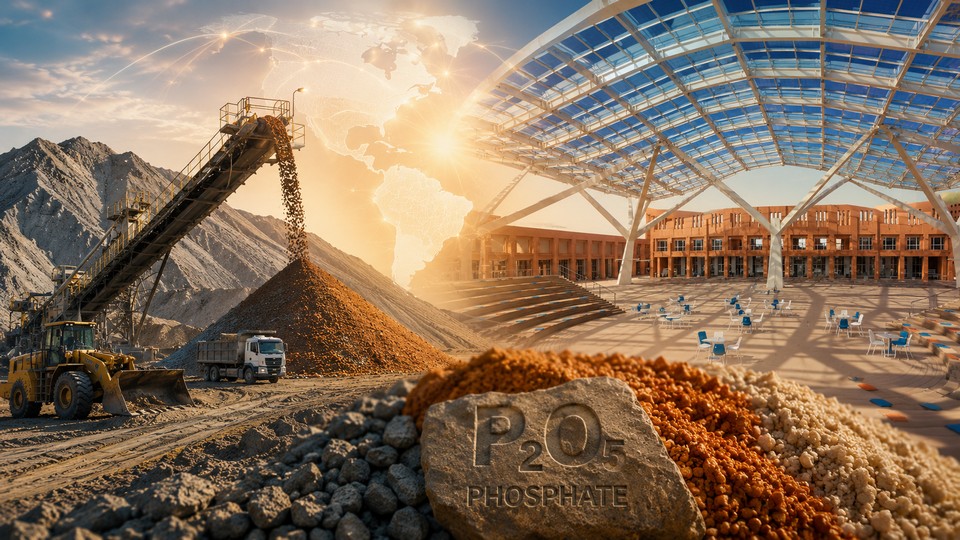 OCP: Phosphatabbau, Technologiefördrung, ... Foto mit Hife von ChatGPT zusammengestellt OCP: Phosphatabbau, Technologiefördrung, ... Foto mit Hife von ChatGPT zusammengestellt