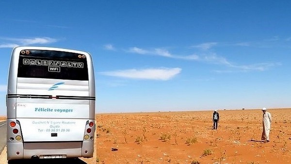 Unterwegs in Marokko, Touristenbus, Foto: marokko-erfahren.de